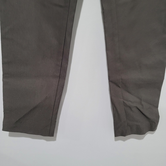 CH1 & CO Olive Green Front Tie Stretch Pants Size M - Picture 6 of 11